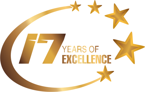 17 Years Logo_Gold